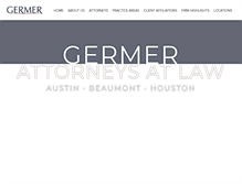Tablet Screenshot of germer.com